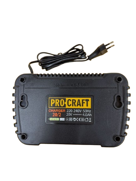 Зарядний пристрій Procraft Charger20/2 20/2 фото